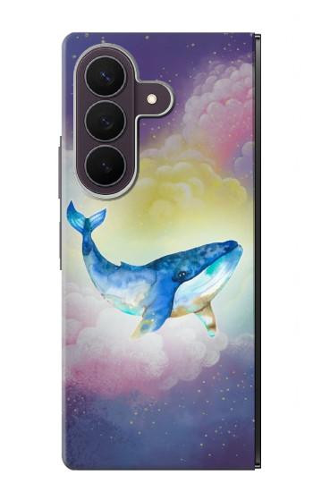 S3802 Rêve Baleine Pastel Fantaisie Etui Coque Housse pour Samsung Galaxy Z Fold 8 Ultra
