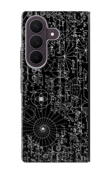S3808 Tableau noir de mathématiques Etui Coque Housse pour Samsung Galaxy Z Fold 8 Ultra