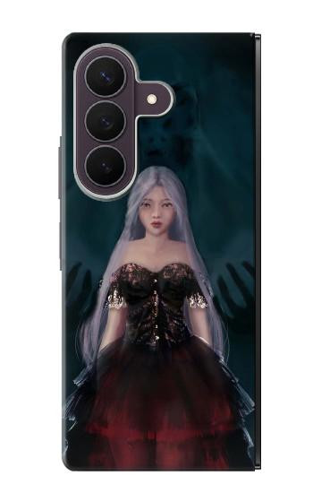 S3847 Lilith Devil Bride Gothique Fille Crâne Grim Reaper Etui Coque Housse pour Samsung Galaxy Z Fold 8 Ultra