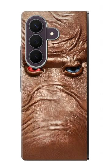 S3940 Peinture graphique Mad Face pour cuir Etui Coque Housse pour Samsung Galaxy Z Fold 8 Ultra