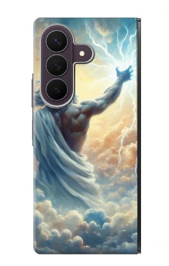 S4028 Zeus, Dieu, Puissance du tonnerre Etui Coque Housse pour Samsung Galaxy Z Fold 8 Ultra