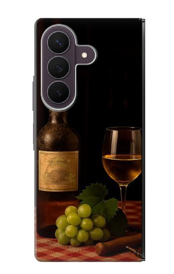 S4041 Vin de vieilles vignes Etui Coque Housse pour Samsung Galaxy Z Fold 8 Ultra