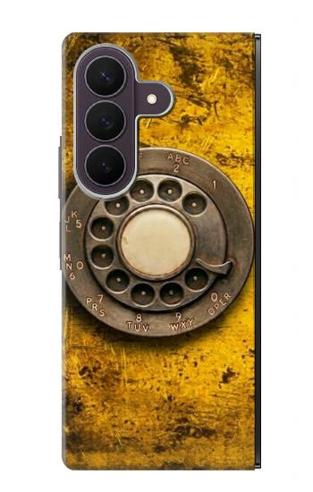 S4107 Téléphone Rotatif Vintage Etui Coque Housse pour Samsung Galaxy Z Fold 8 Ultra