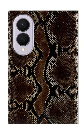 S0553 serpent Peau Etui Coque Housse pour Samsung Galaxy Z Fold 8