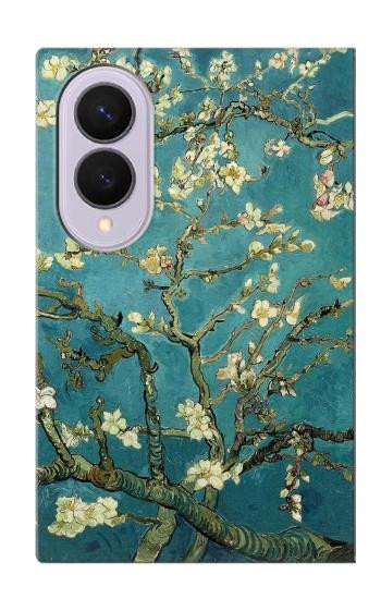 S0842 Blossoming Amandier Van Gogh Etui Coque Housse pour Samsung Galaxy Z Fold 8