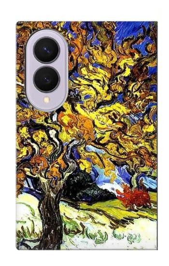 S0902 Mûrier Van Gogh Etui Coque Housse pour Samsung Galaxy Z Fold 8