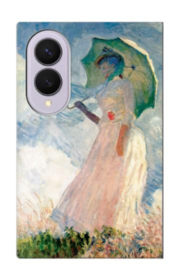 S0998 Claude Monet Femme avec un parasol Etui Coque Housse pour Samsung Galaxy Z Fold 8