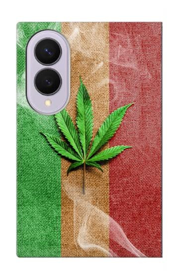S2109 Drapeau Rasta Etui Coque Housse pour Samsung Galaxy Z Fold 8