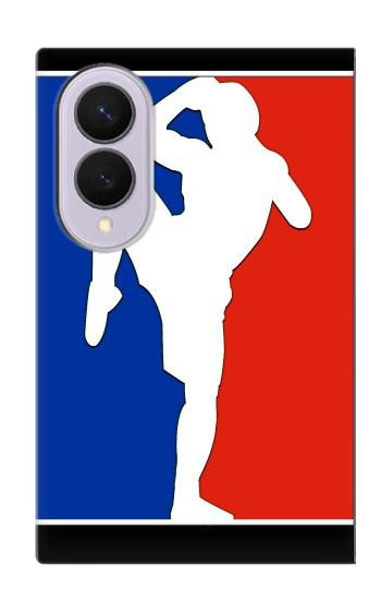 S2278 Muay Thai Kickboxing MMA art martial blanc Etui Coque Housse pour Samsung Galaxy Z Fold 8