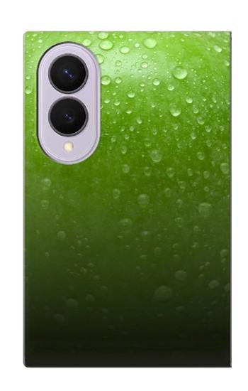 S2475 Seamless Texture verte pomme Etui Coque Housse pour Samsung Galaxy Z Fold 8