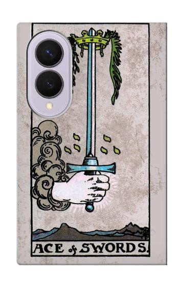 S2482 Carte de tarot As des épées Etui Coque Housse pour Samsung Galaxy Z Fold 8