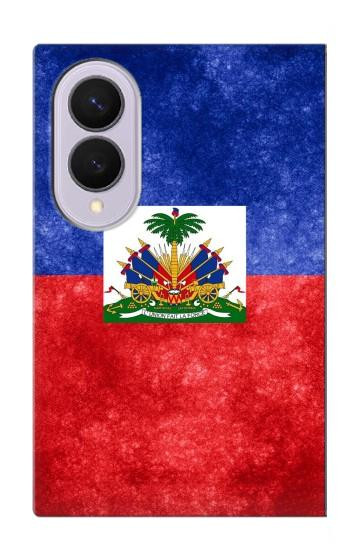 S3022 Haïti Drapeau Etui Coque Housse pour Samsung Galaxy Z Fold 8