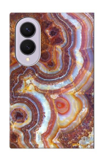 S3034 Texture marbre de couleur Imprimé Etui Coque Housse pour Samsung Galaxy Z Fold 8