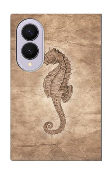 S3214 Hippocampe squelette Fossile Etui Coque Housse pour Samsung Galaxy Z Fold 8