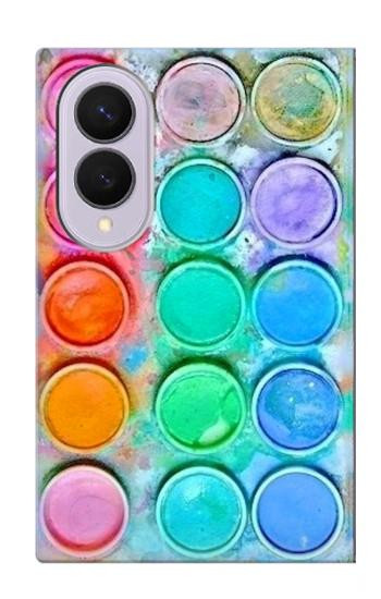 S3235 Mélange aquarelle Etui Coque Housse pour Samsung Galaxy Z Fold 8