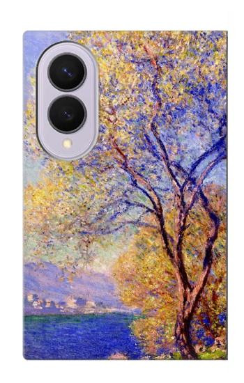 S3339 Claude Monet Antibes vue des jardins Salis Etui Coque Housse pour Samsung Galaxy Z Fold 8