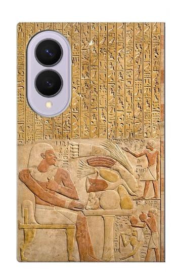 S3398 Egypte Stela Montouhotep Etui Coque Housse pour Samsung Galaxy Z Fold 8