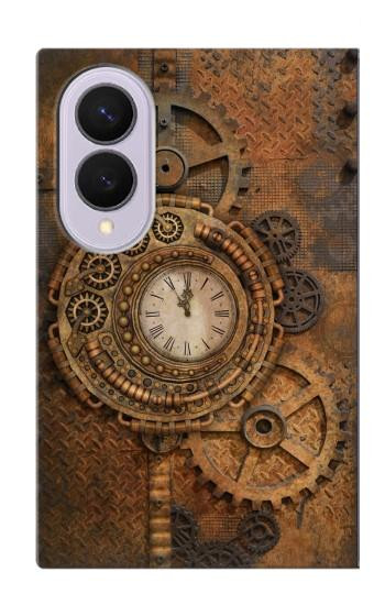 S3401 Horloge vitesse Steampunk Etui Coque Housse pour Samsung Galaxy Z Fold 8