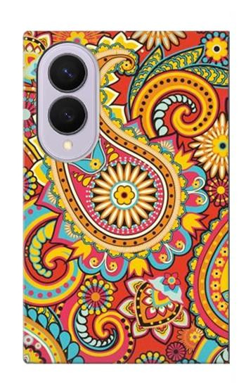 S3402 Floral Paisley Seamless Etui Coque Housse pour Samsung Galaxy Z Fold 8