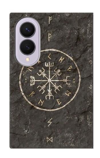 S3413 Ancient Norse Viking Symbole Etui Coque Housse pour Samsung Galaxy Z Fold 8