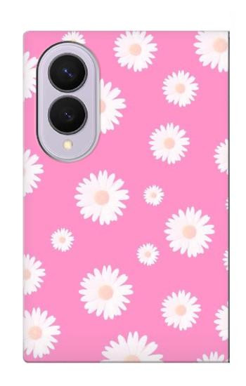 S3500 Motif floral rose Etui Coque Housse pour Samsung Galaxy Z Fold 8