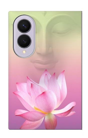 S3511 Fleur de lotus Bouddhisme Etui Coque Housse pour Samsung Galaxy Z Fold 8