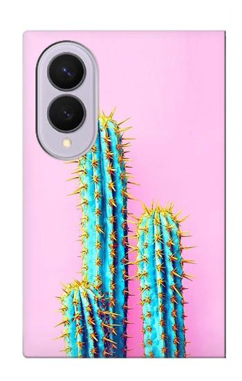 S3673 Cactus Etui Coque Housse pour Samsung Galaxy Z Fold 8
