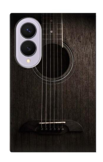 S3834 Guitare noire Old Woods Etui Coque Housse pour Samsung Galaxy Z Fold 8
