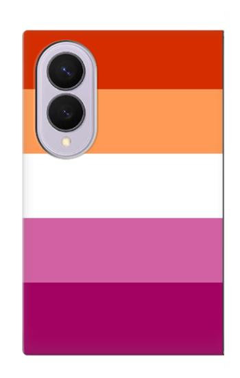 S3887 Drapeau de la fierté lesbienne Etui Coque Housse pour Samsung Galaxy Z Fold 8