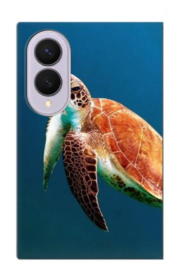 S3899 Tortue de mer Etui Coque Housse pour Samsung Galaxy Z Fold 8