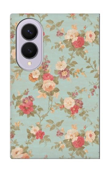 S3910 Rosier millésimé Etui Coque Housse pour Samsung Galaxy Z Fold 8
