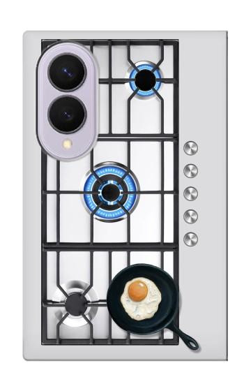 S3928 Cuisine graphique de cuisine Etui Coque Housse pour Samsung Galaxy Z Fold 8