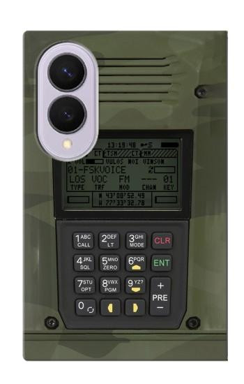 S3959 Impression graphique de la radio militaire Etui Coque Housse pour Samsung Galaxy Z Fold 8