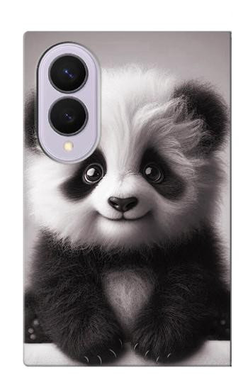 S3978 Bébé panda mignon Etui Coque Housse pour Samsung Galaxy Z Fold 8