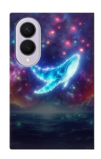 S3982 Nébuleuse colorée de baleine de rêve Etui Coque Housse pour Samsung Galaxy Z Fold 8