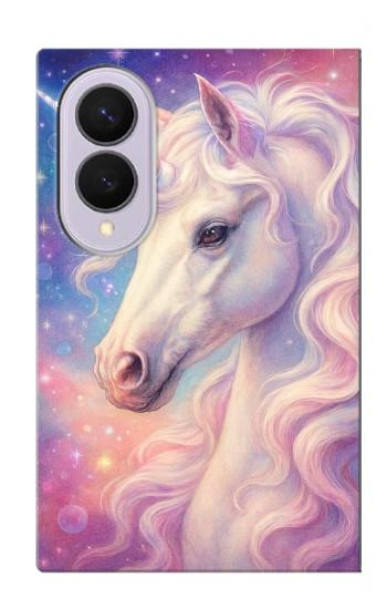 S4054 Licorne fantastique Etui Coque Housse pour Samsung Galaxy Z Fold 8