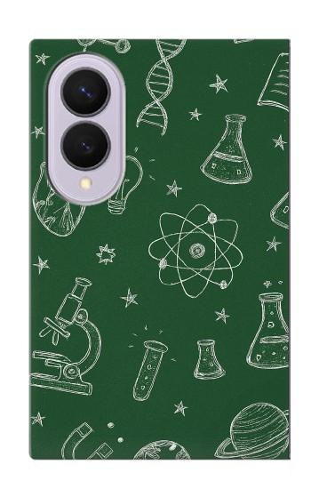 S4059 Graphisme scientifique sur tableau noir Etui Coque Housse pour Samsung Galaxy Z Fold 8