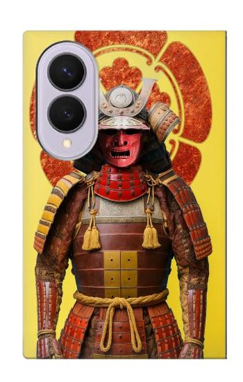 S4063 Armure de samouraï guerrier japonais Etui Coque Housse pour Samsung Galaxy Z Fold 8