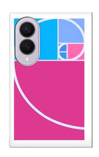 S4076 Spirale de Fibonacci et nombre d'or Etui Coque Housse pour Samsung Galaxy Z Fold 8