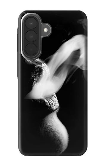 S0917 Sexy lèvres Fille de fumer Etui Coque Housse pour Samsung Galaxy A27