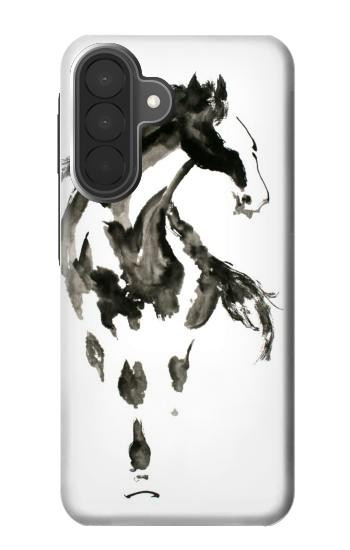 S1031 cheval Pinceau Etui Coque Housse pour Samsung Galaxy A27