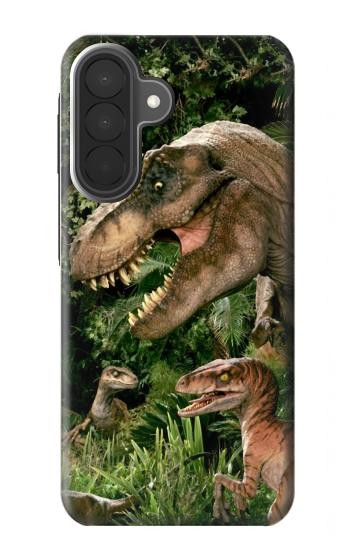 S1452 Dinosaur Trex Raptor Etui Coque Housse pour Samsung Galaxy A27