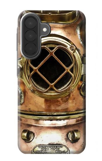 S2412 Mer Profonde Casque millésimé plongée sous-marine Etui Coque Housse pour Samsung Galaxy A27