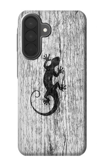 S2446 Gecko bois imprimé graphique Etui Coque Housse pour Samsung Galaxy A27