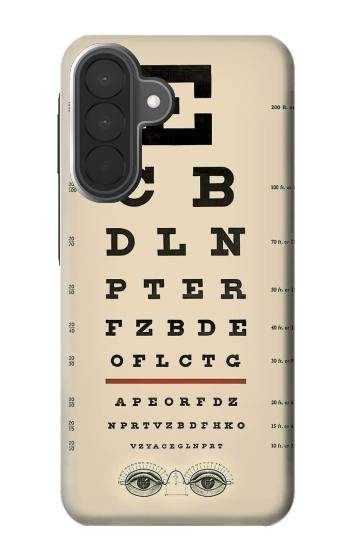 S2502 Tableau d'examen des yeux Etui Coque Housse pour Samsung Galaxy A27