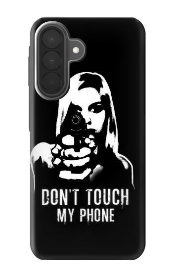 S2518 Ne touche pas mon téléphone Etui Coque Housse pour Samsung Galaxy A27