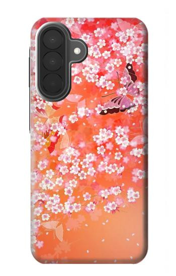 S2543 Motif japonais Kimono fleur de style Etui Coque Housse pour Samsung Galaxy A27