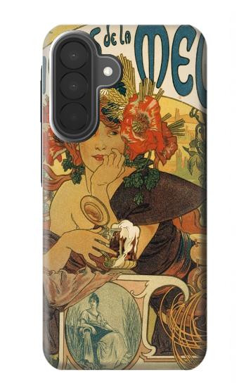 S2740 Alphonse Mucha De La Muse Bieres Etui Coque Housse pour Samsung Galaxy A27