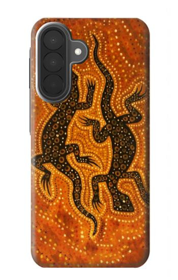 S2901 Lezard Art autochtone Etui Coque Housse pour Samsung Galaxy A27