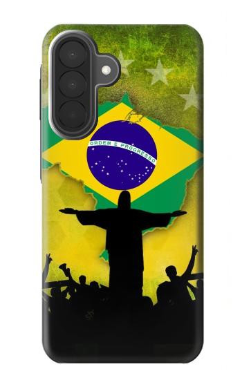 S2981 Brésil Football Football Etui Coque Housse pour Samsung Galaxy A27